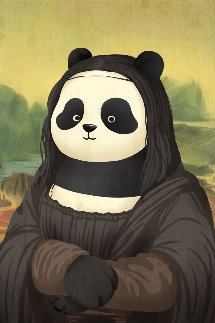 Когато пандите и изкуството се срещнат