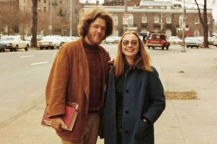 Бил и Хилари Клинтън в „Йейл“
