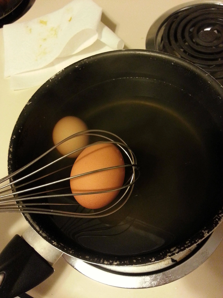 Трик за варени яйца 