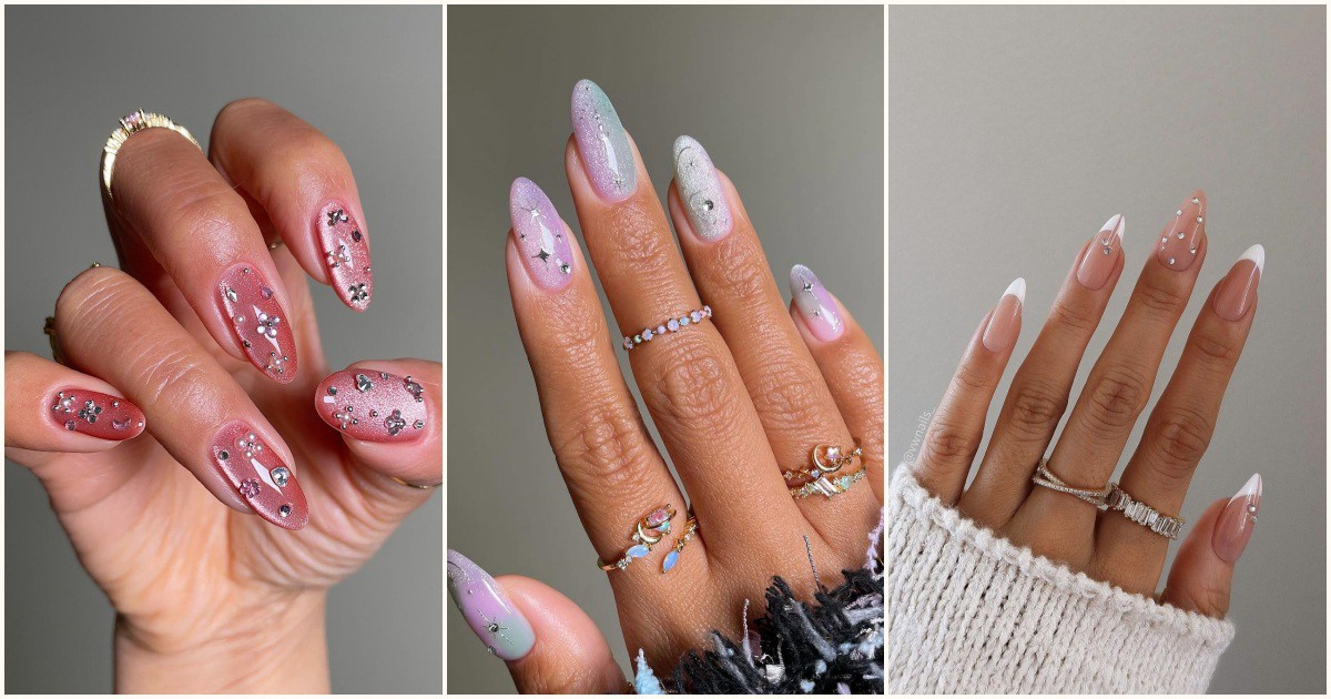 Маникюр с кристали