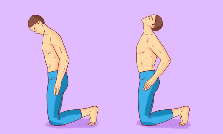 4. Разтягане за гръб