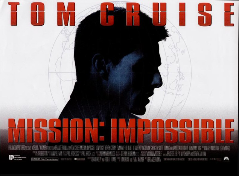 1. Мисията невъзможна (1996)