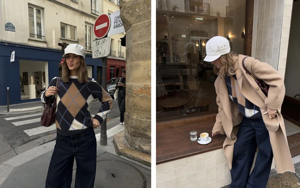 С широки дънки