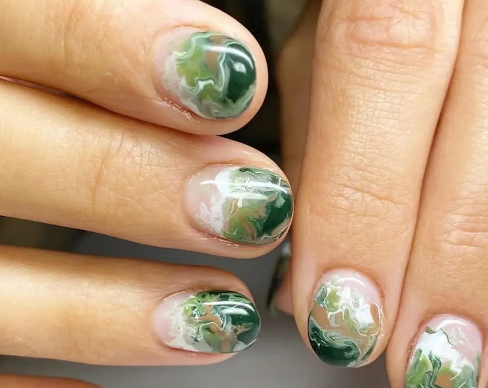 Зелен акварел