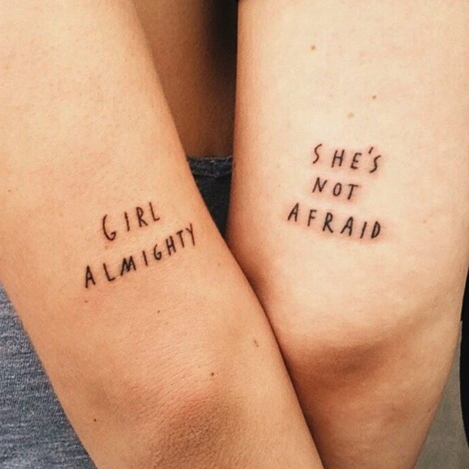 „Силно момиче” и „Тя не се страхува.”