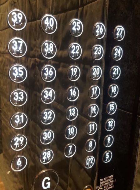 Копчетата на асансьора са с цел заблуда.