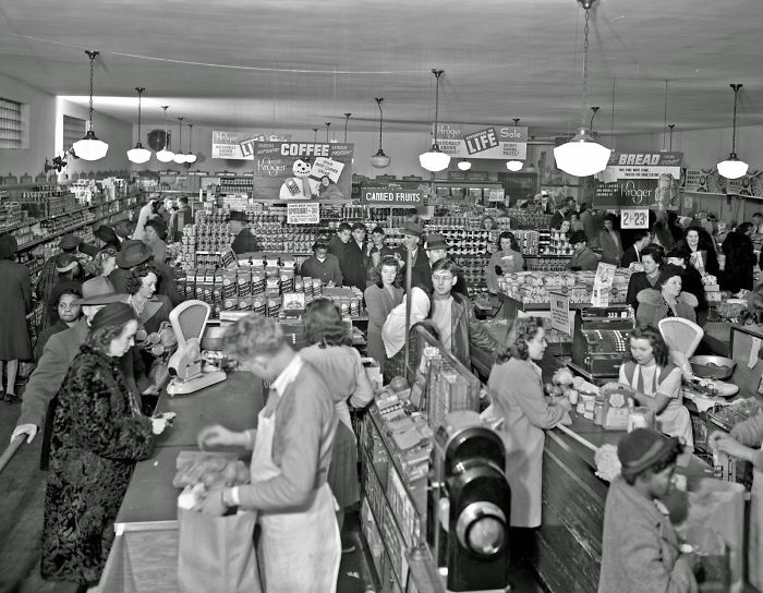 Супермаркетите през 1947 година