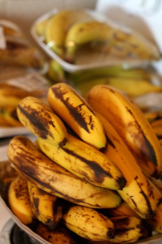 Зрелите банани във фризера
