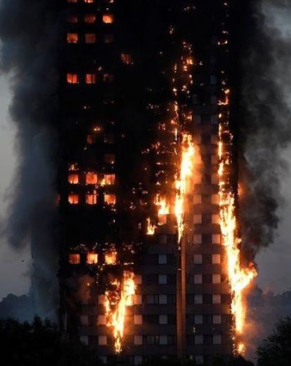 Пожар в Лондон
