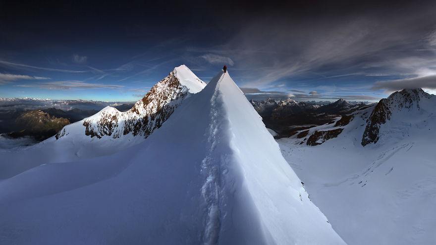 Lyskamm Ridge, Алпи
