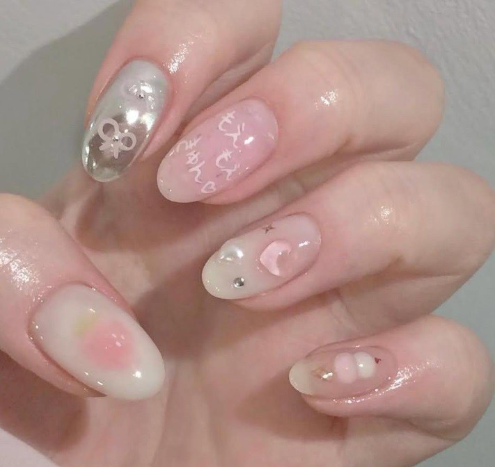 Маникюр в корейски стил