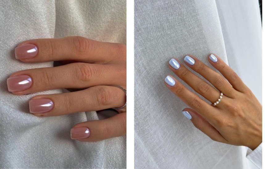 Огледален маникюр