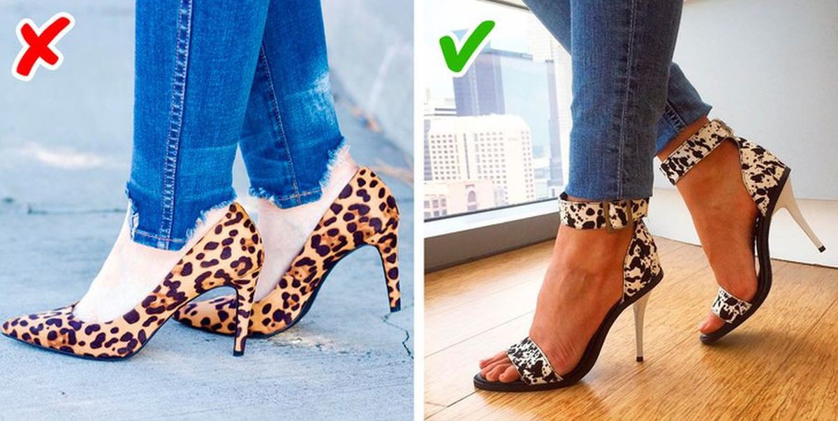 Обувките с леопардови шарки