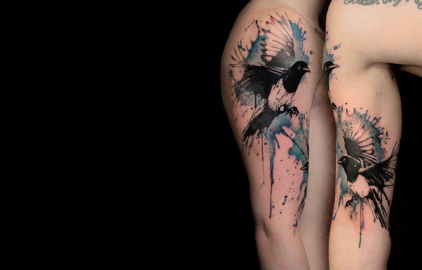 Акварелни татуировки