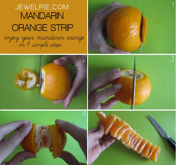 Как се бели портокал най-лесно
