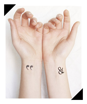 Татуировки и на двете китки
