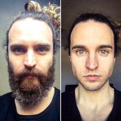 С брада или без?