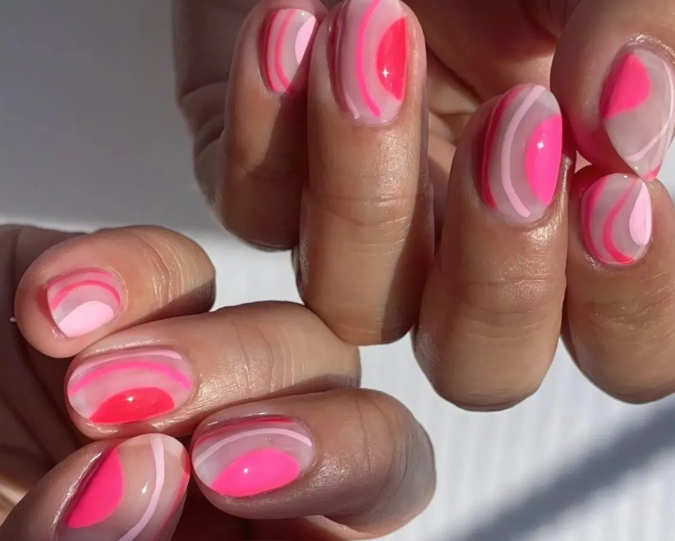 Розова абстракция