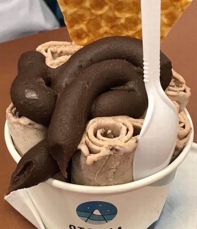 Сладолед с фъдж