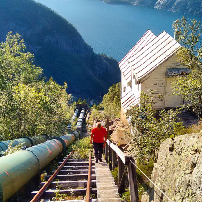 Стълбите Флорли, Норвегия