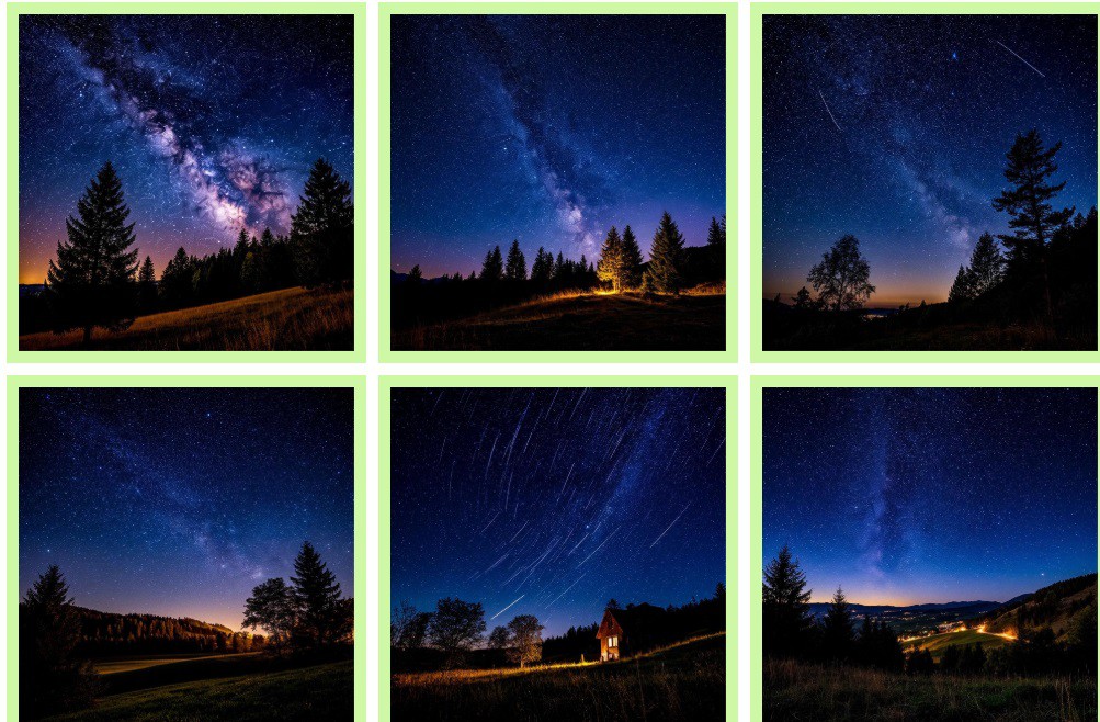 Изберете звездно небе