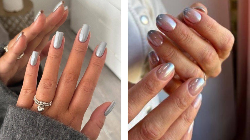 Маникюр „мразовита свежест“