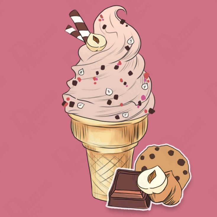 Ягодов сладолед с шоколадова глазура