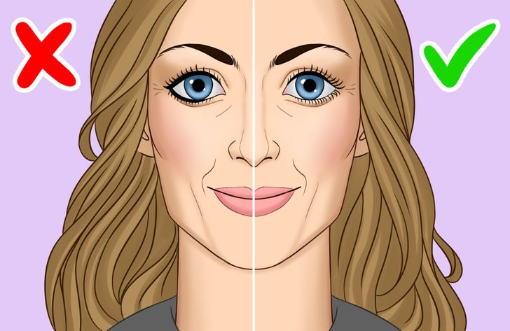 4. Съобразете линията с лицето си