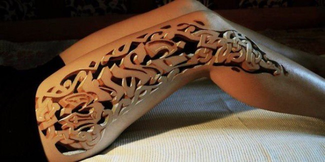 Красотата на 3D татуировките