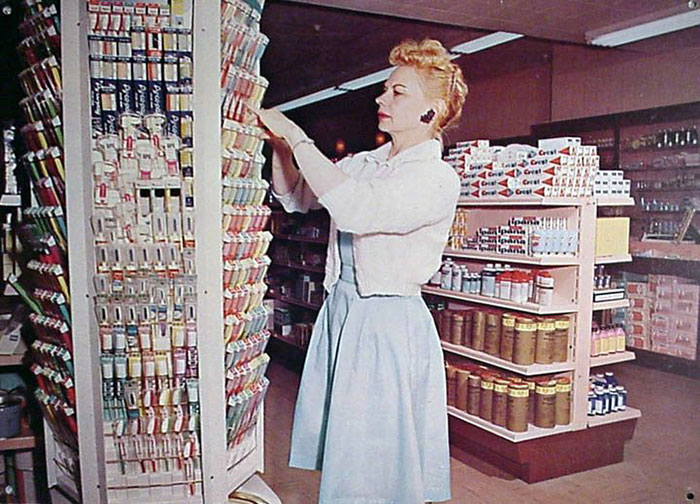 Супермаркетите през 1950 година