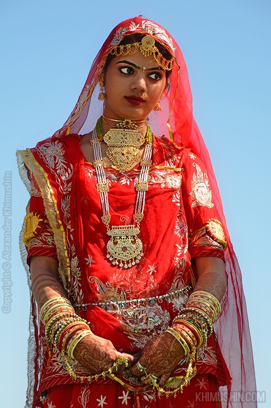 Момиче от Ражастан, Индия
