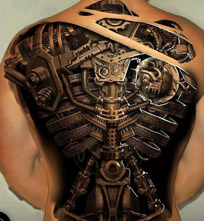 Красотата на 3D татуировките