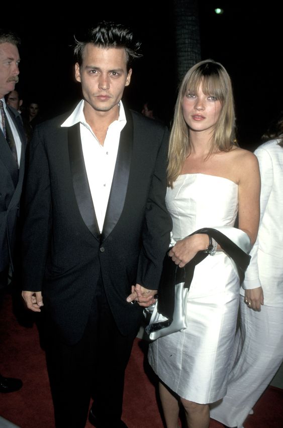 1994: Кейт Мос и Джони Деп