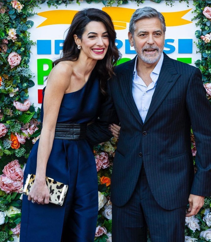 Джордж Клуни и Амал Клуни 