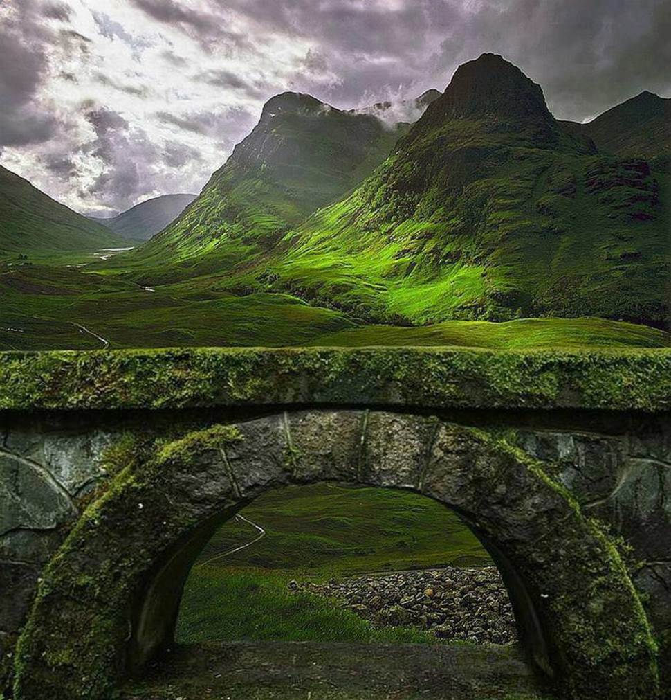 Мостът Mossy Arch, Шотландия