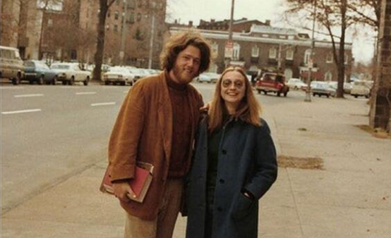 Бил и Хилари Клинтън като студенти, 1972