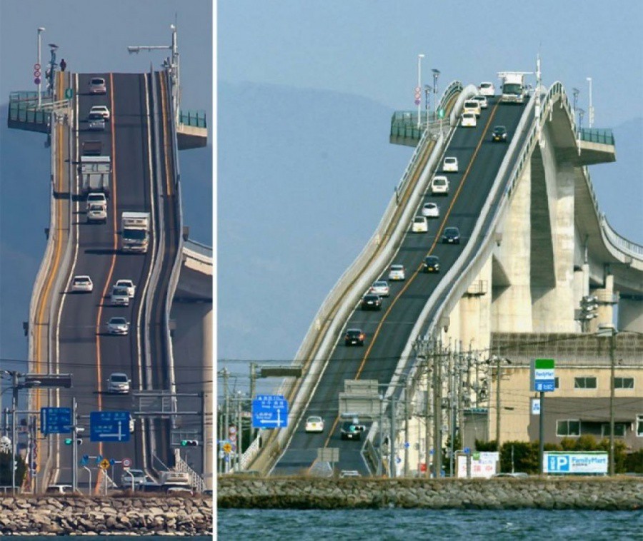 Мостът Ешима Охаши, Япония