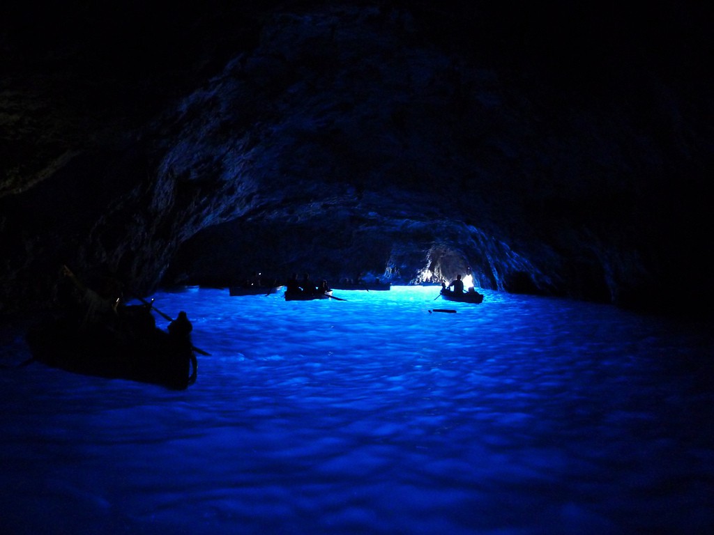 Синята пещера в Капри, Италия