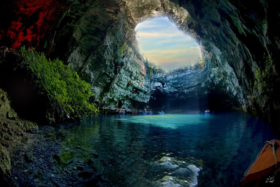 Пещерата Мелисани, Кафалония, Гърция 