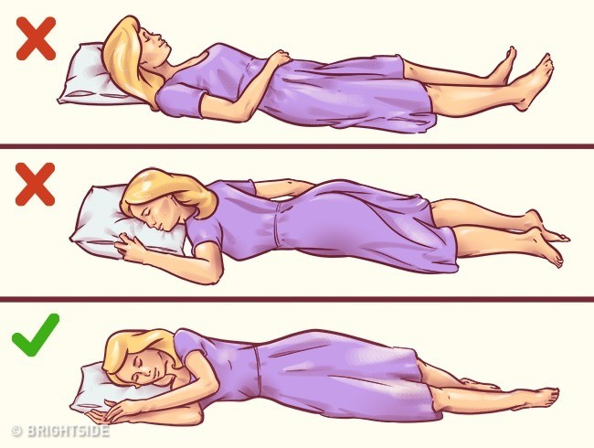 Изберете правилната поза за спане