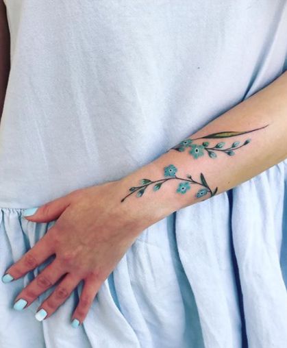 Татуировки и цветя
