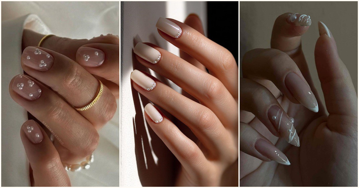 Перлен маникюр