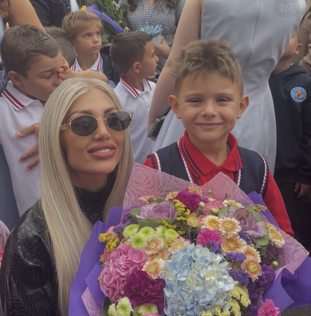 Джулиана Гани и малкия Давид