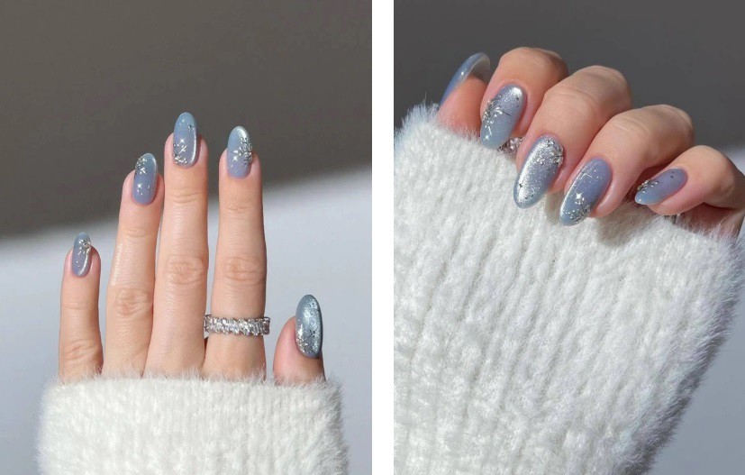 Маникюр „мразовита свежест“