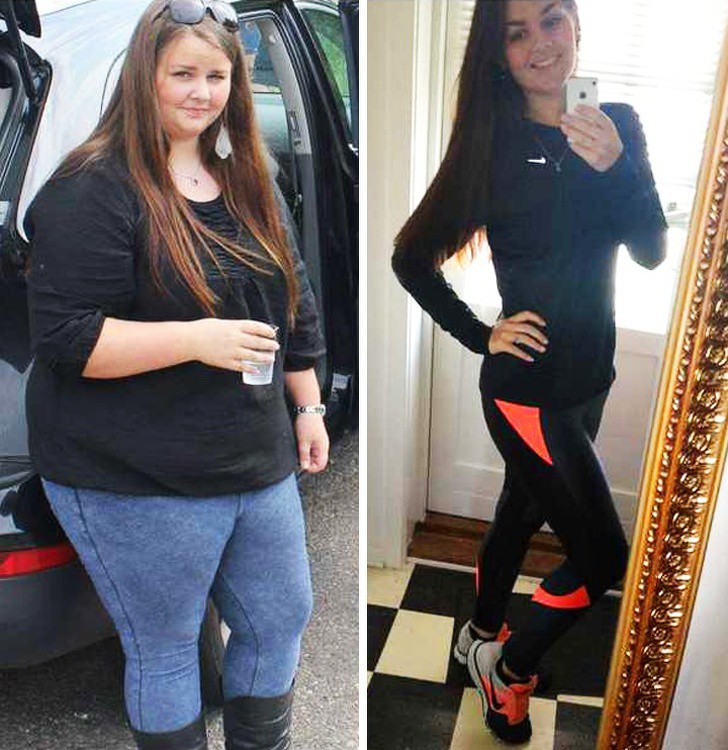 За 2 години е свалила 68 килограма.