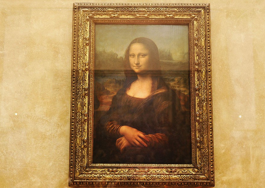 Мона Лиза в Лувъра, Франция