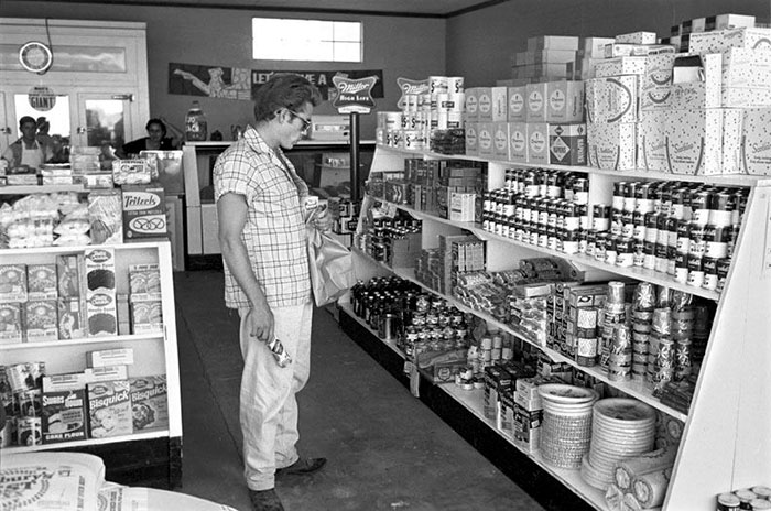 Супермаркетите през 1955 година 