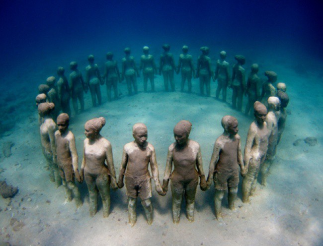 Подводните скулптури, Мексико