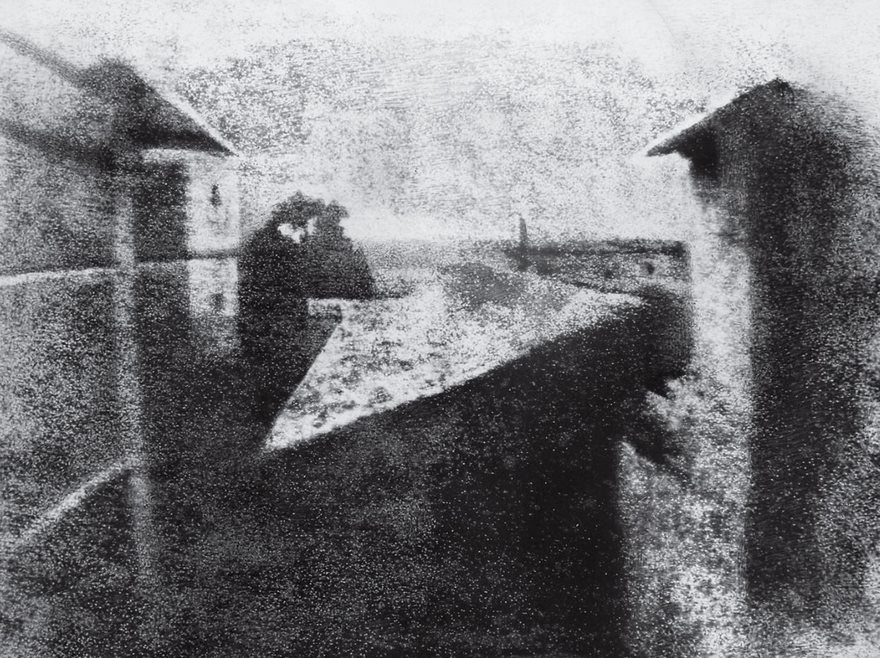 През прозореца, Жозеф Ниепс, 1826 