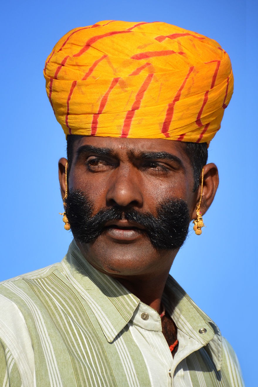 Мъж от Ражастан, Индия